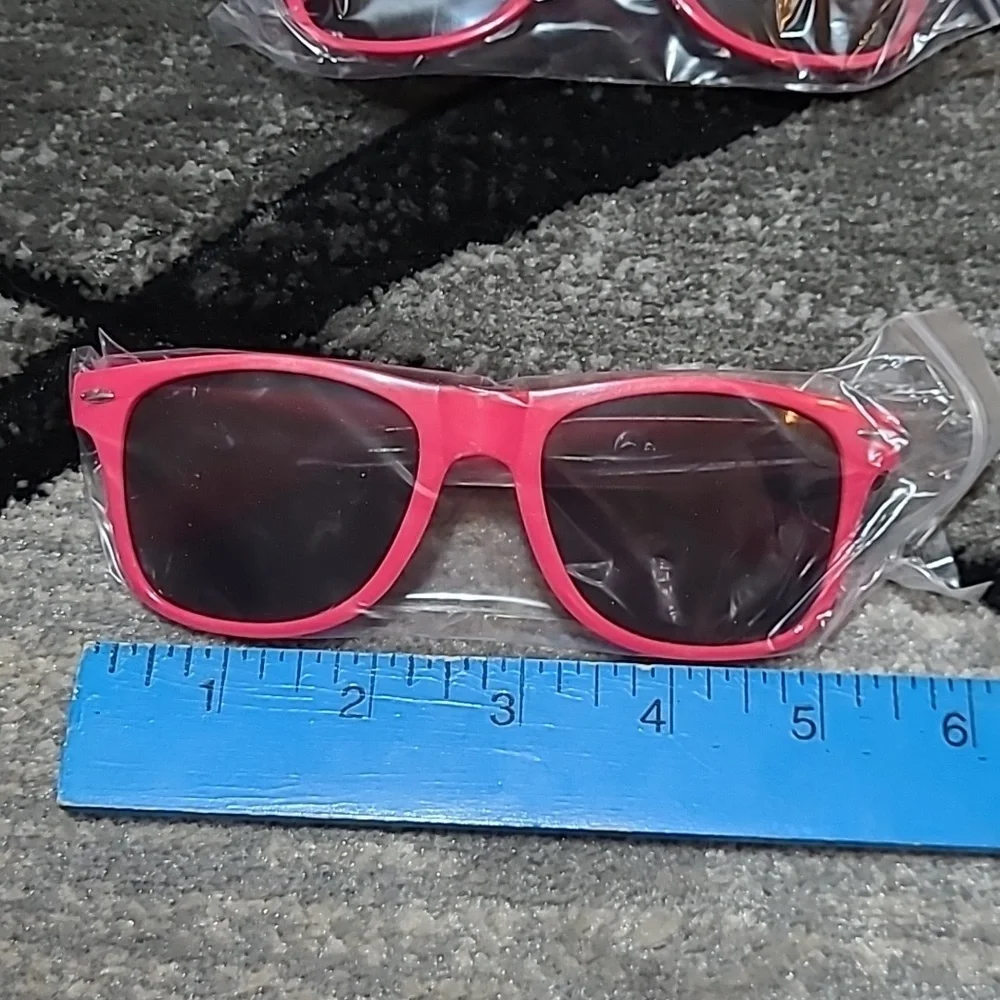 KIDS HOT PINK SUNOVELTIES SET-OF-8 SUNGLASSES 🕶